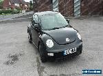 LOW mileage black New beetle 2.0 - no minimum BARGAIN for Sale