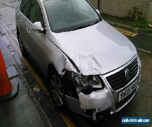 2005 VOLKSWAGEN PASSAT SE 1.9 TDI 140 SILVER DAMAGED SALVAGE SPARES OR REPAIR 