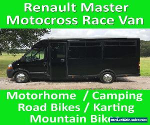 Renault Master Race Van - Motocross MX Motorhome - Day Camper Karting Road Bike  for Sale