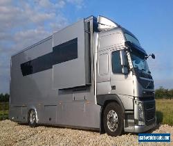 Volvo FM Motorhome Car Transporter with Tail Lift, Slide Out Living Garage @ 5M for Sale