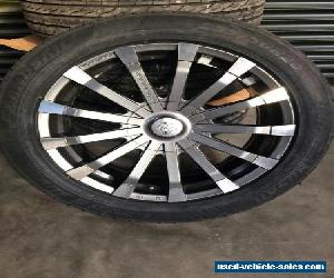 Alloy Wheels Black Mercedes Sprinter VW Crafter Silver 20" Wolf Race Motorhome