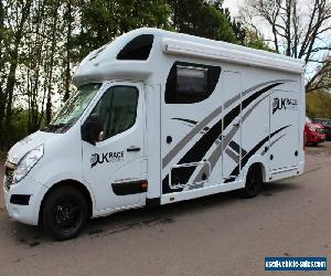 UK Racehomes luxury 3.5t 5 berth race motorhome  2016 renault master slide out 