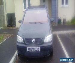 2000 VAUXHALL ZAFIRA COMFORT 16V GREEN.  SPARES OR REPAIRS for Sale