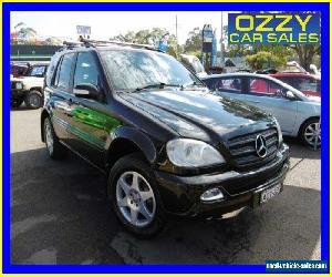 2003 Mercedes-Benz ML W163 350 (4x4) Black Automatic 5sp A Wagon