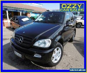 2003 Mercedes-Benz ML W163 350 (4x4) Black Automatic 5sp A Wagon