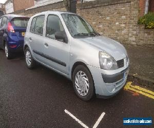 2004 RENAULT CLIO EXPRESSION 16V AUTO SILVER just 37k, full year MOT