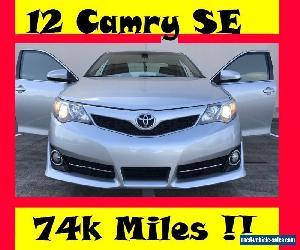 2012 Toyota Camry SE Sedan 4-Door