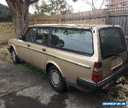 1990 VOLVO 240 WAGON ESTATE GOLD for Sale