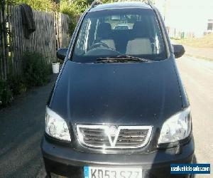 2003 VAUXHALL ZAFIRA DESIGN 16V BLACK SPAIRS OR REPAIRS 