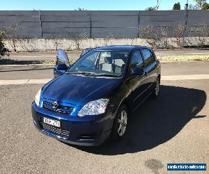 2005 TOYOTA COROLLA ZZE122R ASCENT HATCHBACK MANUAL PWROPT NO RESERVE CHEAP REGO