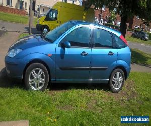 2003 FORD FOCUS ZETEC BLUE 16v 5 door hatchback NO RESERVE