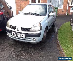 Renault Clio 1.2 Dynamique 16V 2001 Silver Manual