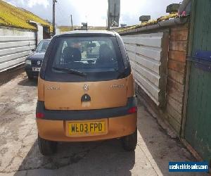 2003 VAUXHALL CORSA SXI 16V GOLD