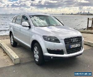 AUDI Q7 MY07 2007 MODEL TDI  METALLIC SILVER AUTOMATIC LARGE FAMILY CAR