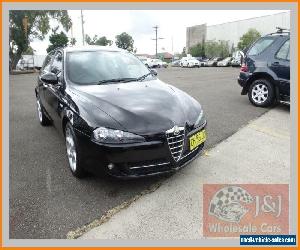 2007 Alfa Romeo 147 MY06 JTD Black Manual 6sp M Hatchback