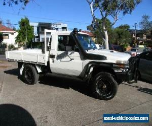 2009 Toyota Landcruiser VDJ79R 09 Upgrade GX (4x4) White Manual 5sp M