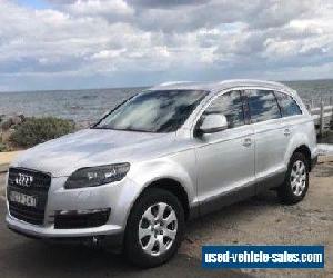 AUDI Q7 MY07 2007 MODEL TDI  METALLIC SILVER AUTOMATIC LARGE FAMILY CAR