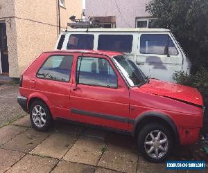 Volkswagen Mk2 Golf 2.0 ltr conversion 3 door red PROJECT CAR