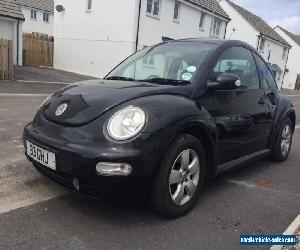 VW Beetle, Black 2003. 1.9 TDI. Private Reg. Chipped. 