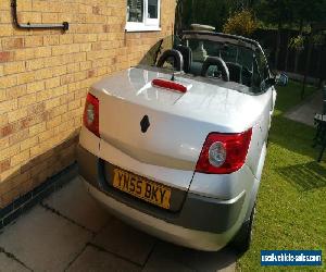 2006  Silver Renault megane convertible 1.9 dci MOT May 2017