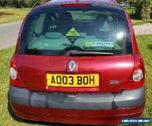 2003 RENAULT CLIO 1.2 16V  3dr for Sale