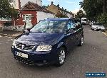 2005 05 VOLKSWAGEN TOURAN SPORT 2.0 TDI DSG 7 SEATER BLUE 125K MILES 3 OWNER FUL for Sale