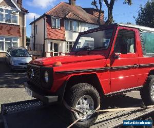 Mercedes G Wagon Wagen Cabrio Convertible W460 300 GD 280 GE W461 W463 Rare 