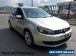 2009 Volkswagen Golf S 2.0 TDI CR 110 Silver Damaged Repaired CAT D for Sale