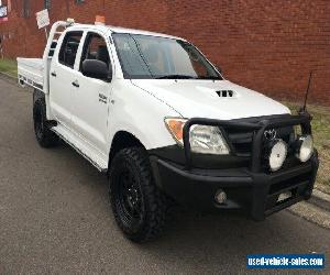 2007 Toyota Hilux KUN26R 07 Upgrade SR (4x4) White Manual 5sp M