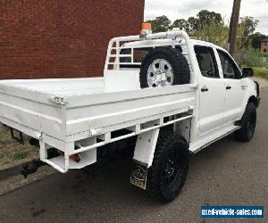 2007 Toyota Hilux KUN26R 07 Upgrade SR (4x4) White Manual 5sp M