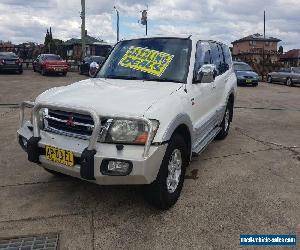 2000 Mitsubishi Pajero NM Exceed LWB (4x4) White Automatic 5sp A Wagon