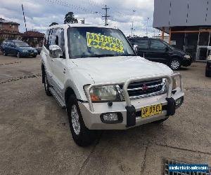 2000 Mitsubishi Pajero NM Exceed LWB (4x4) White Automatic 5sp A Wagon