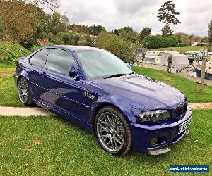 BMW E46 M3 CS SMG // INTERLAGOS BLUE // FSH.
