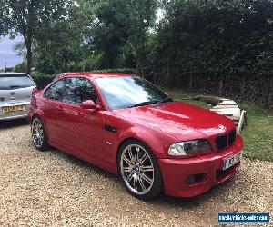 2003 BMW E46 M3 imola red