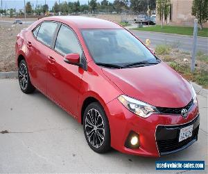 2015 Toyota Corolla S Plus