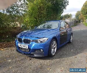 2012 F30 BMW  3SERIES 318D M SPORT ESTORIL BLUE AUTO SALVAGE DAMAGED REPAIRABLE