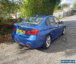 2012 F30 BMW  3SERIES 318D M SPORT ESTORIL BLUE AUTO SALVAGE DAMAGED REPAIRABLE