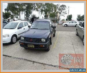 1998 Mitsubishi Triton MK GLX Black Manual 5sp M Cab Chassis