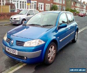 Renault Megane Dynamique DCI 120 5 door hatchback MOT & half tank of diesel