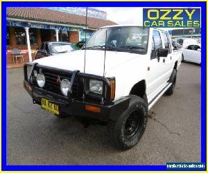 1996 Mitsubishi Triton MJ (4x4) White Manual 5sp M Dual Cab Utility