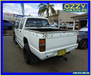 1996 Mitsubishi Triton MJ (4x4) White Manual 5sp M Dual Cab Utility