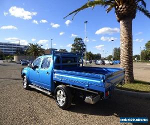 2007 Nissan Navara D40 ST-X Blue Manual 6sp M 4D UTILITY