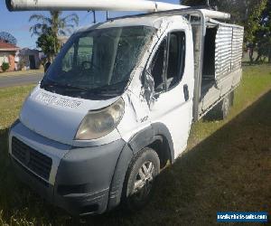  2009 Fiat Ducato MAXI JTD 2.3L TURBO Diesel M Cab Chassis Traytop Truck Damaged