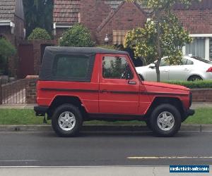 Mercedes G Wagon 300GD 280GE Cabrio W460 W463 Convertible Registered rare 