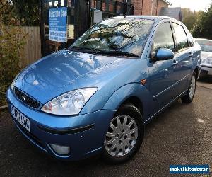 2002 Ford Focus 2.0 GHIA 4 Door Blue Long MOT Heated Leather Seats