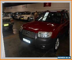 2006 Subaru Forester MY06 X Red Automatic 4sp A Wagon for Sale