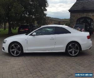 2011 AUDI A5 2.0 TDI 170 BHP S LINE BLACK EDITION IBIS WHITE FULL HISTORY 19" 