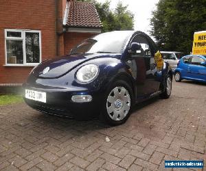 VW Beetle 1.6L Petrol 2002 ,Metallic Dark Blue ,7 MONTHS MOT, 89,210 MILES  