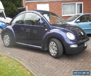 VW Beetle 1.6L Petrol 2002 ,Metallic Dark Blue ,7 MONTHS MOT, 89,210 MILES  