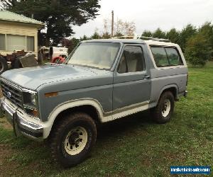 Ford Bronco (4x4) (1984) 2D Wagon Automatic 4.1 6 cylinder 